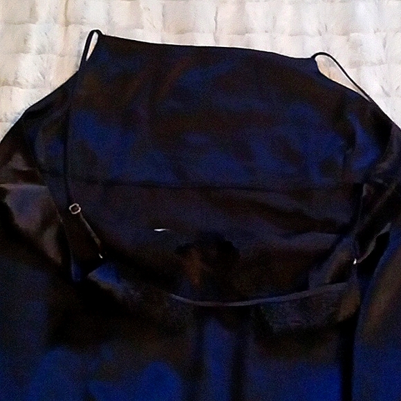 Stars Above Black lingerie PJ top with adjustable straps - Picture 7 of 8
